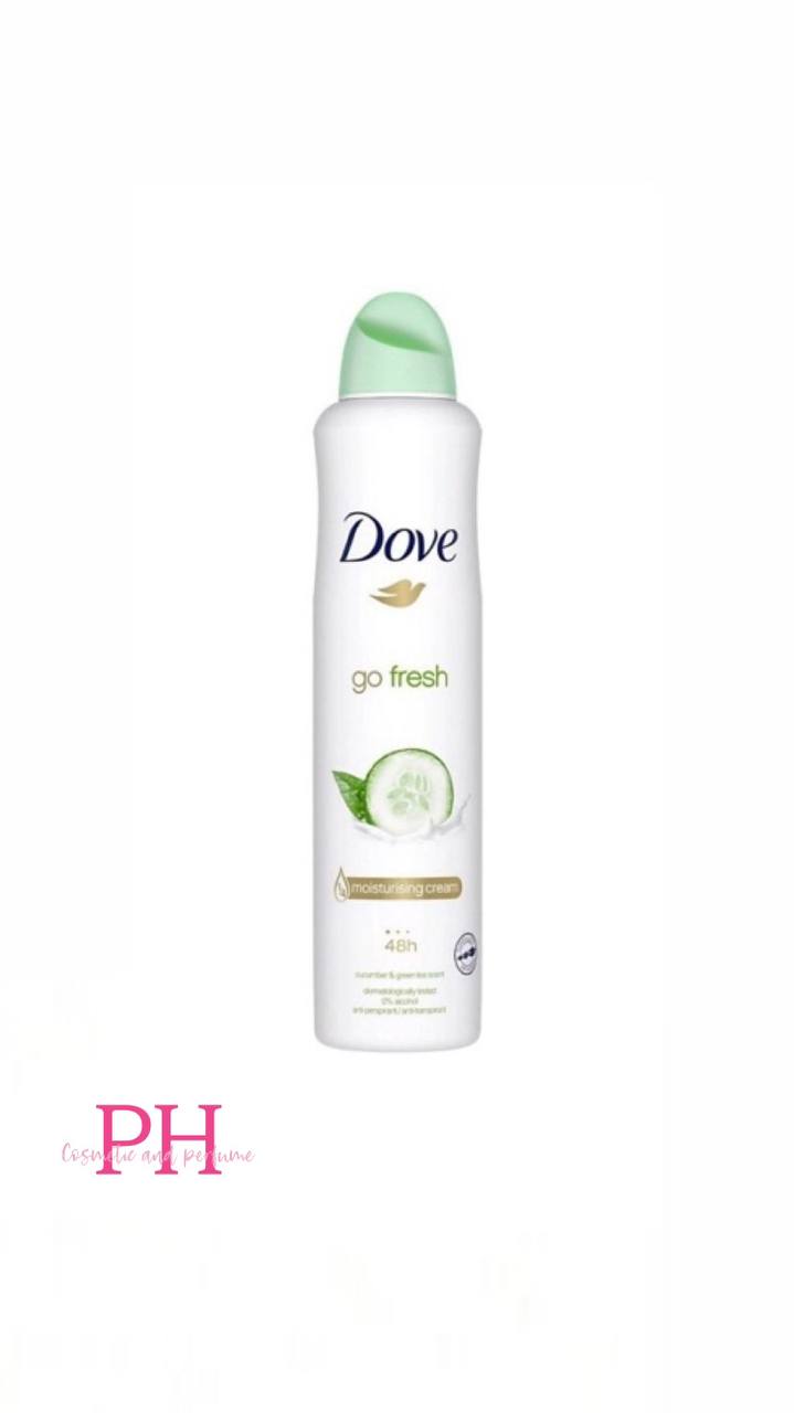 اسپری ضد تعریق بدن داو Dove رایحه خیار و چای سیاه