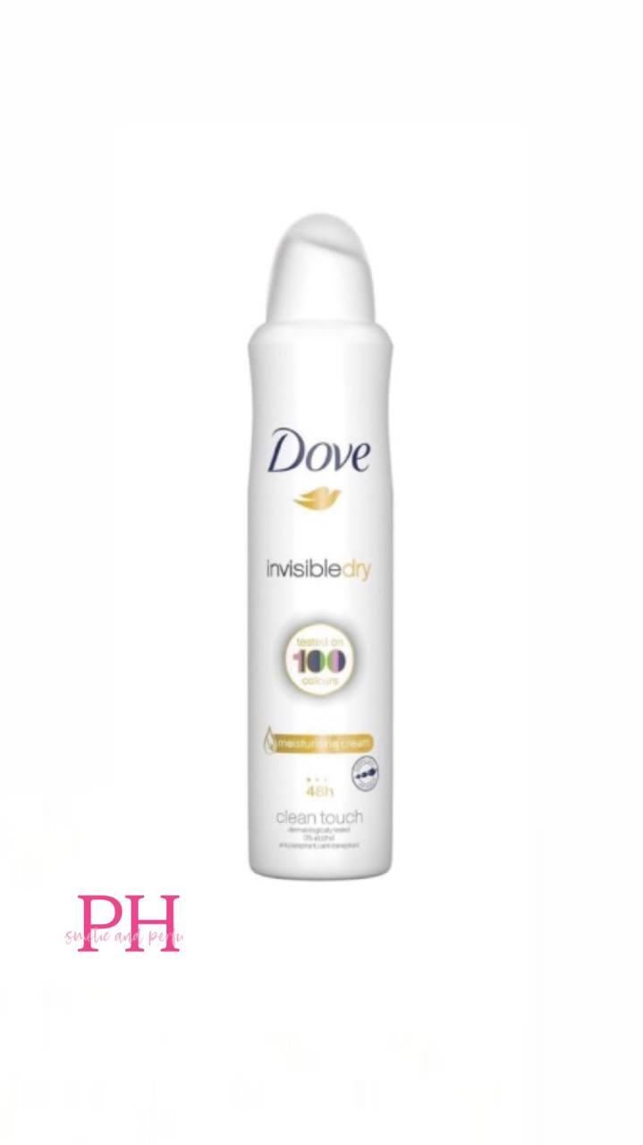 اسپری ضد تعریق بدن داو Dove تست شده روی 100 رنگ لباس