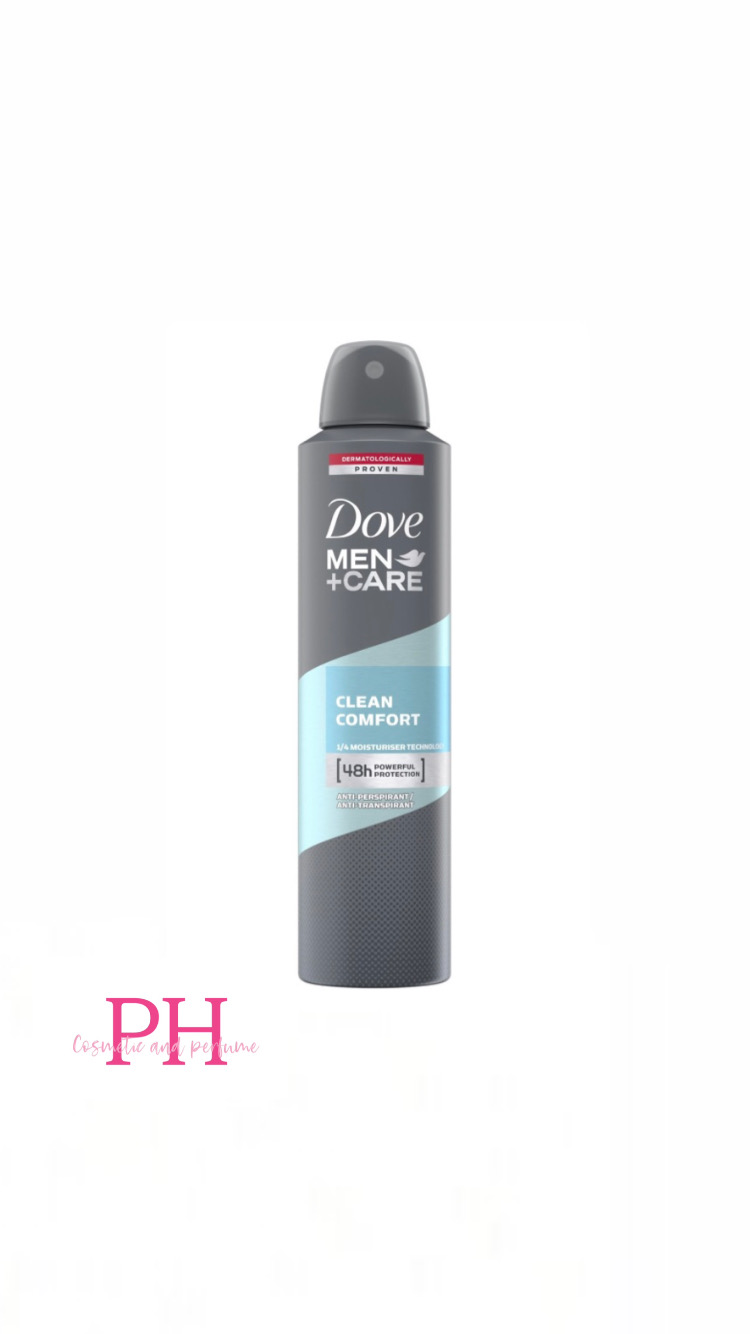 اسپری ضد تعریق بدن داو Dove مدل Clean Comfort آبی مردانه