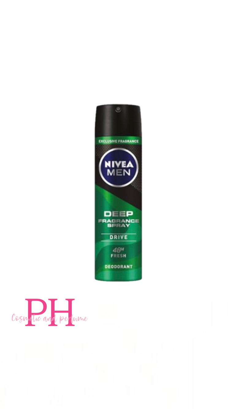 اسپری ضد تعریق بدن نیوا nivea مدل Deep Fragrance  سبز مردانه