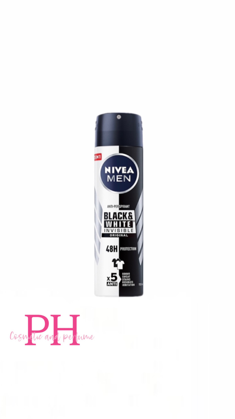 اسپری ضد تعریق بدن نیوا nivea مدل Black & White مردانه