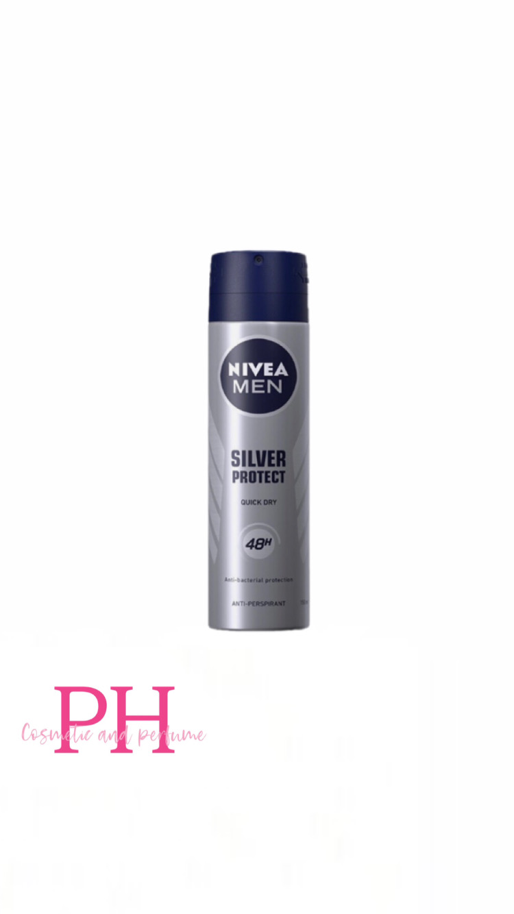 اسپری ضد تعریق بدن نیوا nivea مدل Silver Protect مردانه
