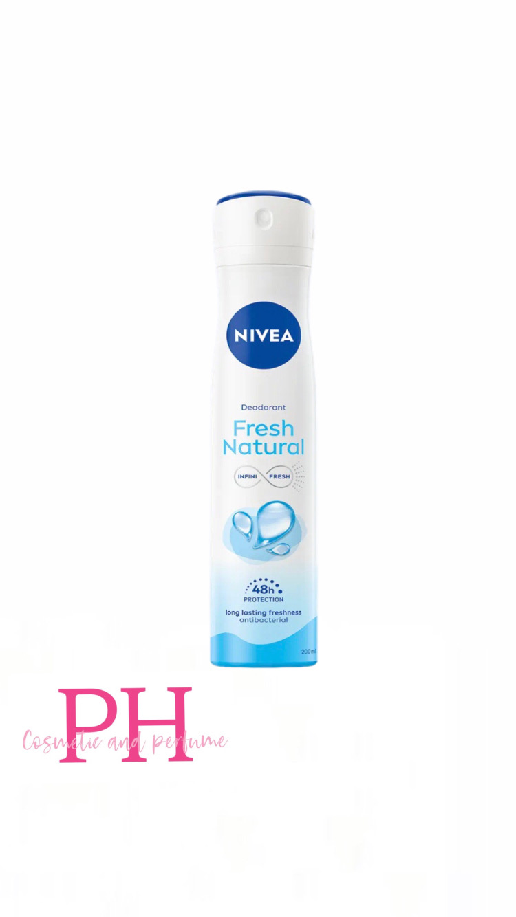 اسپری ضد تعریق بدن نیوا Nivea مدل Fresh Natural زنانه