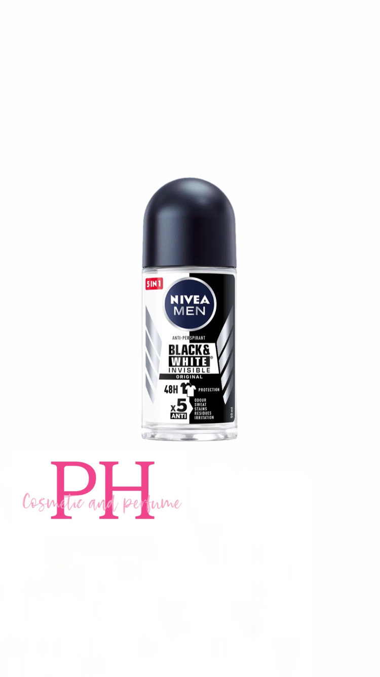 مام رول ضد تعریق نیوا Nivea مدل Black&White Original مردانه