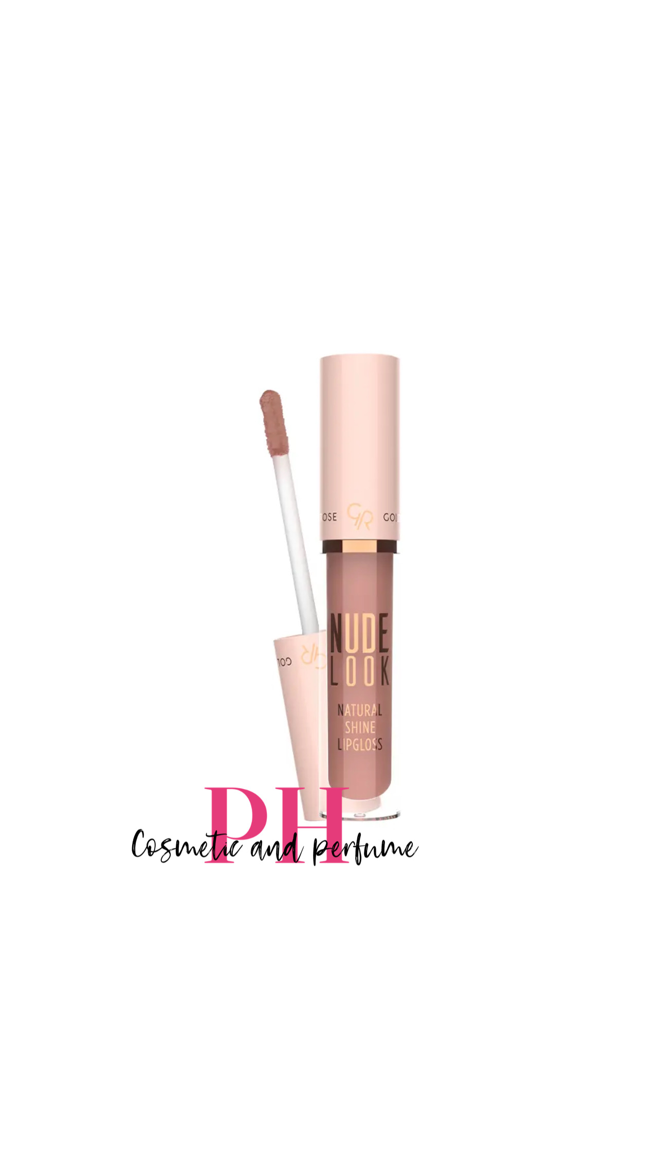 لیپ گلاس نود لوک گلدن رز مدل lip gloss Natural shine nude look golden rose