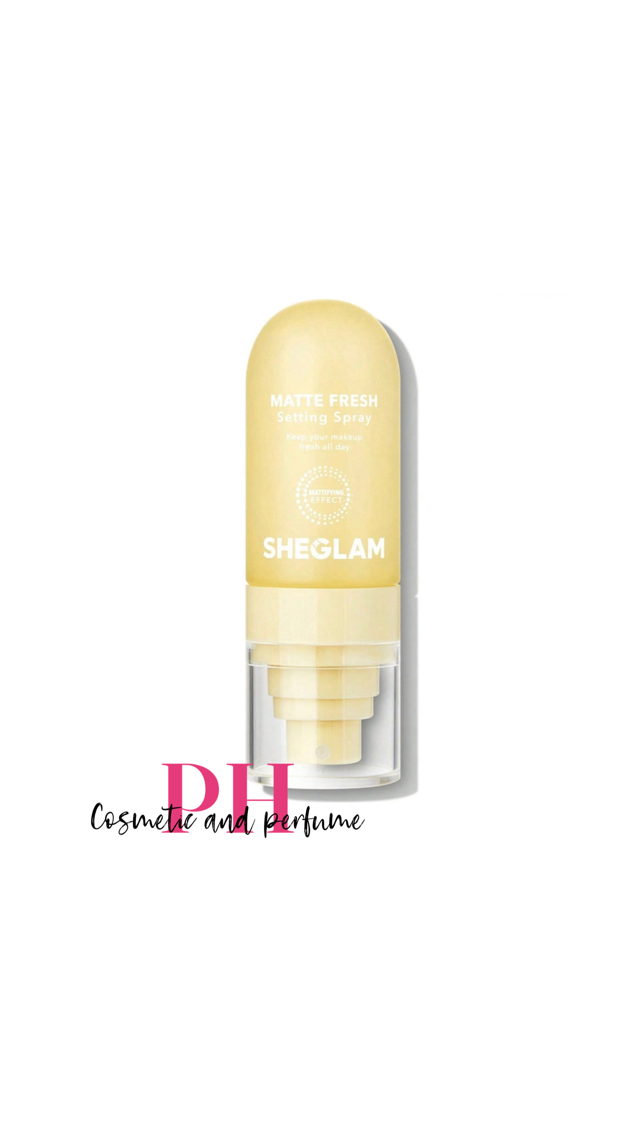 اسپری فیکس زرد شیگلم مدلSheglam MATTE FRESH SETTING SPRAY