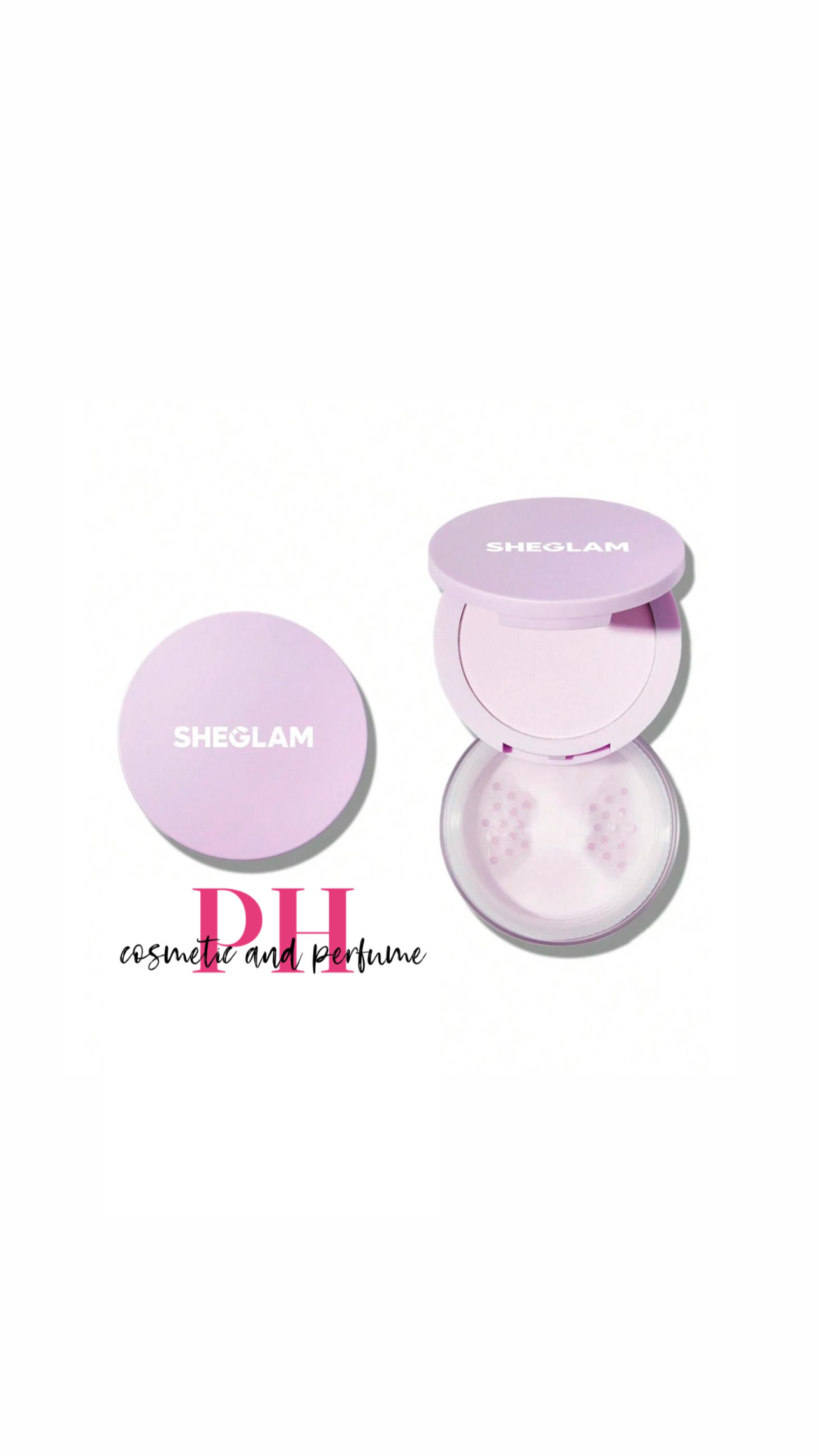 پودر فیکس دو طبقه بنفش شیگلم مدل Sheglam loose powder Taro