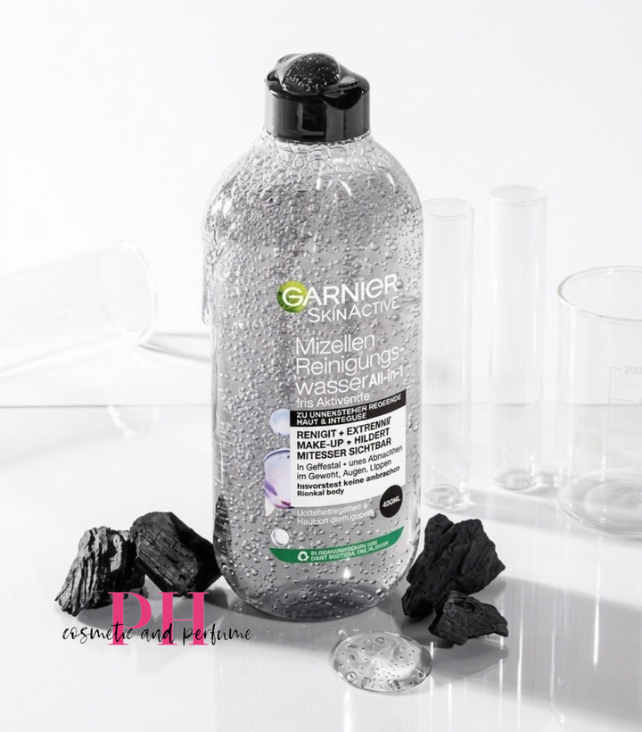 میسلار واتر پاک کننده آرایش ذغال فعال گارنیر Garnier gel Micellar Water Charcoal