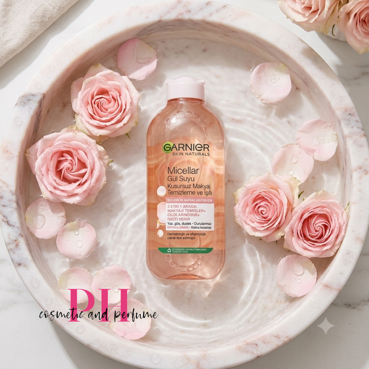 میسلار واتر پاک کننده آرایش گل رز گارنیر Garnier Micellar Water Rose