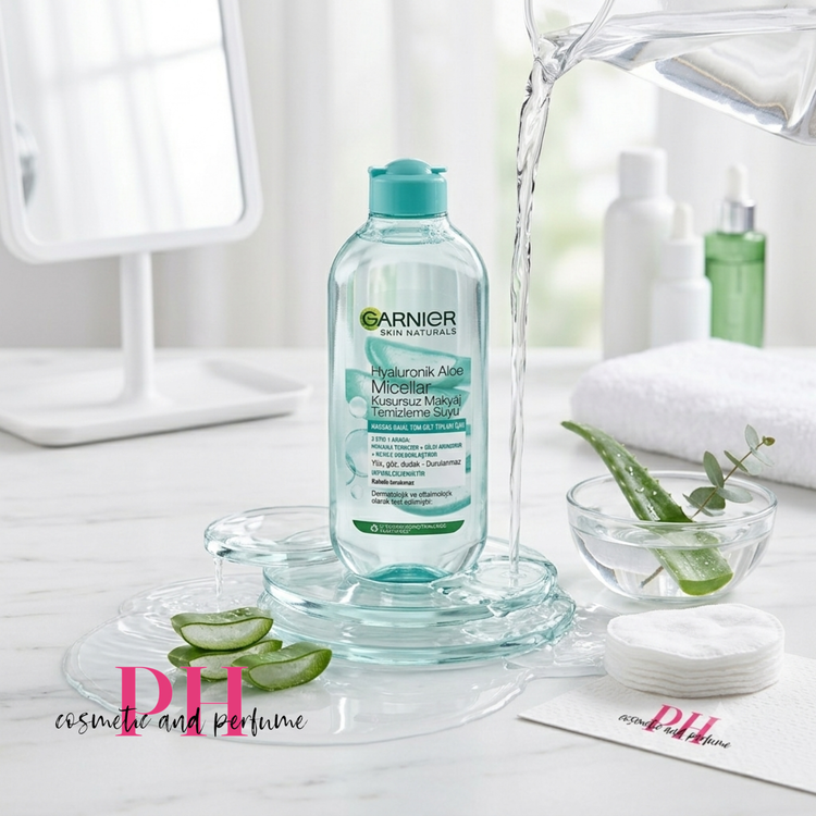 میسلار واتر پاک کننده آرایش آبرسان هیالورونیک آلوئه ورا گارنیر Garnier Micellar Water Hyaluronik Aloe