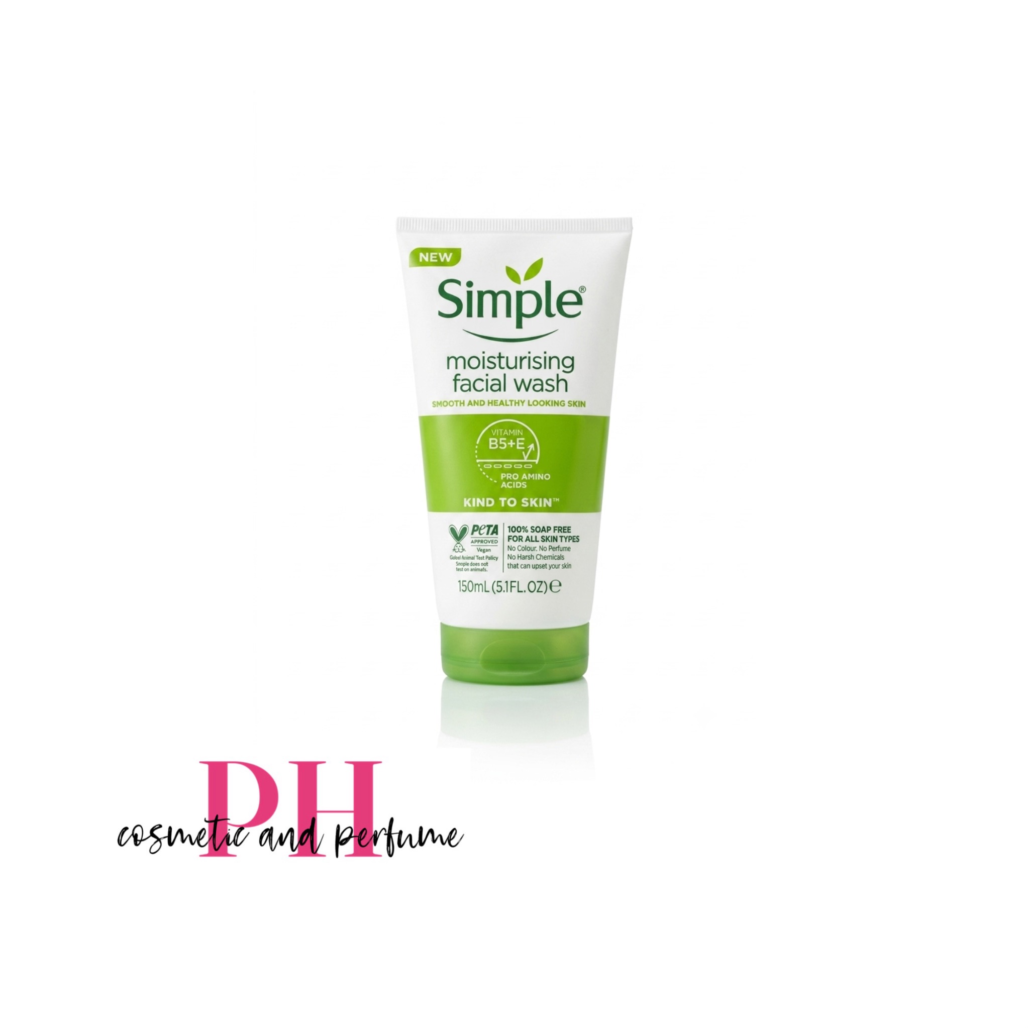 ژل شستشوی سیمپل فیس واش سیمپل سبز فیس واش مرطوب کننده سیمپل simple face wash
