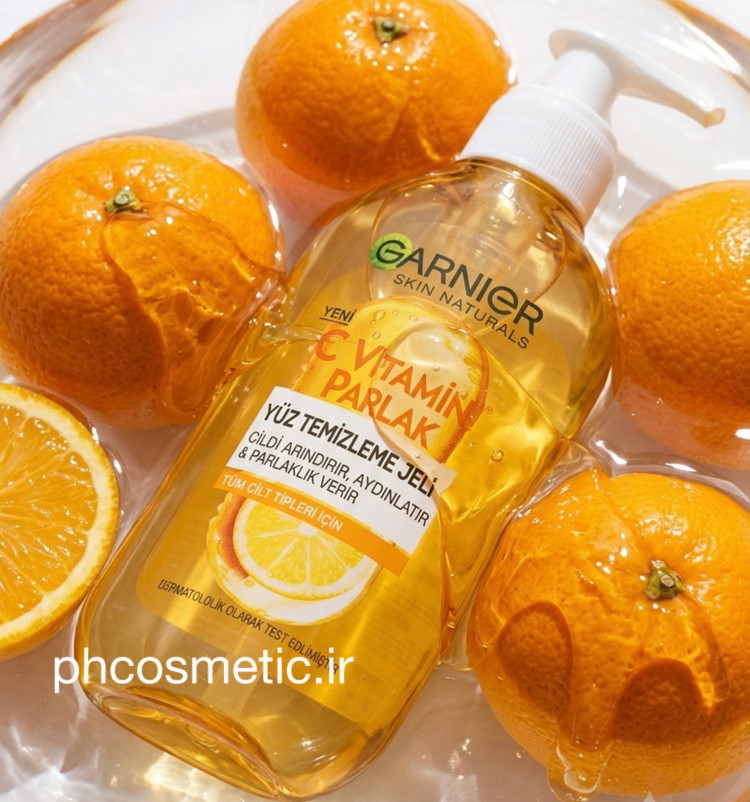 فیس واش ژل شستشوی صورت ویتامین C گارنیر Garnier Skin Naturals C Vitamin Face wash