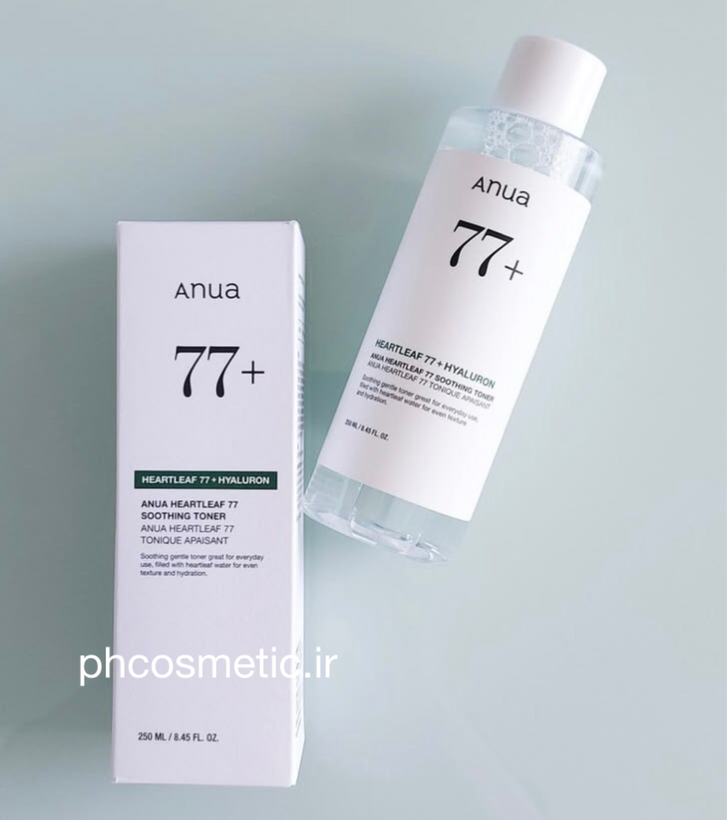 تونر تسکین دهنده هارت لیف ۷۷٪ آنوا Anua Heartleaf 77% Soothing Toner