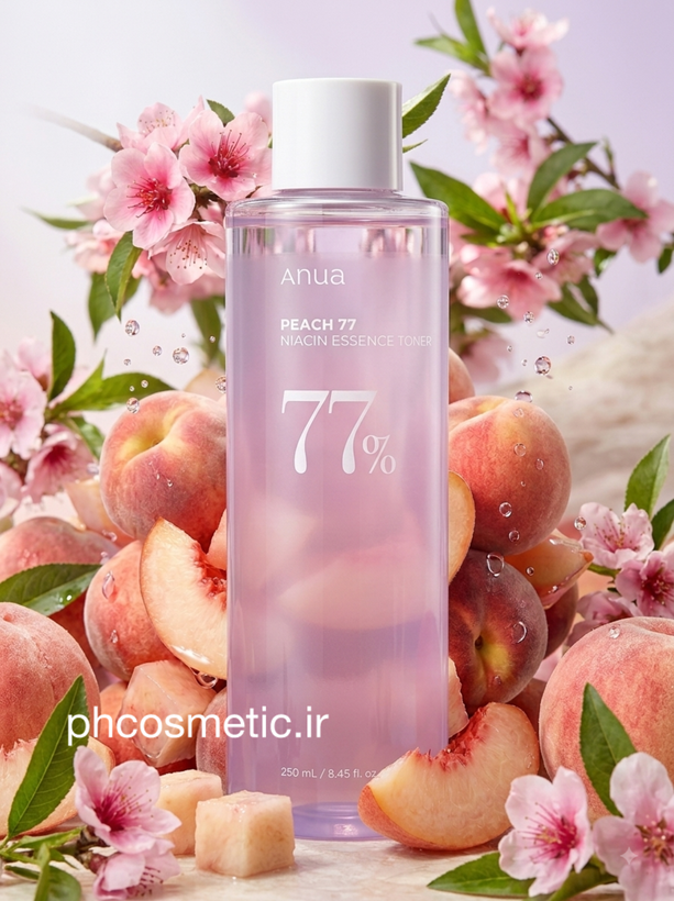 تونر هلو ۷۷٪ آنوا Anua Peach 77 Niacin Essence Toner