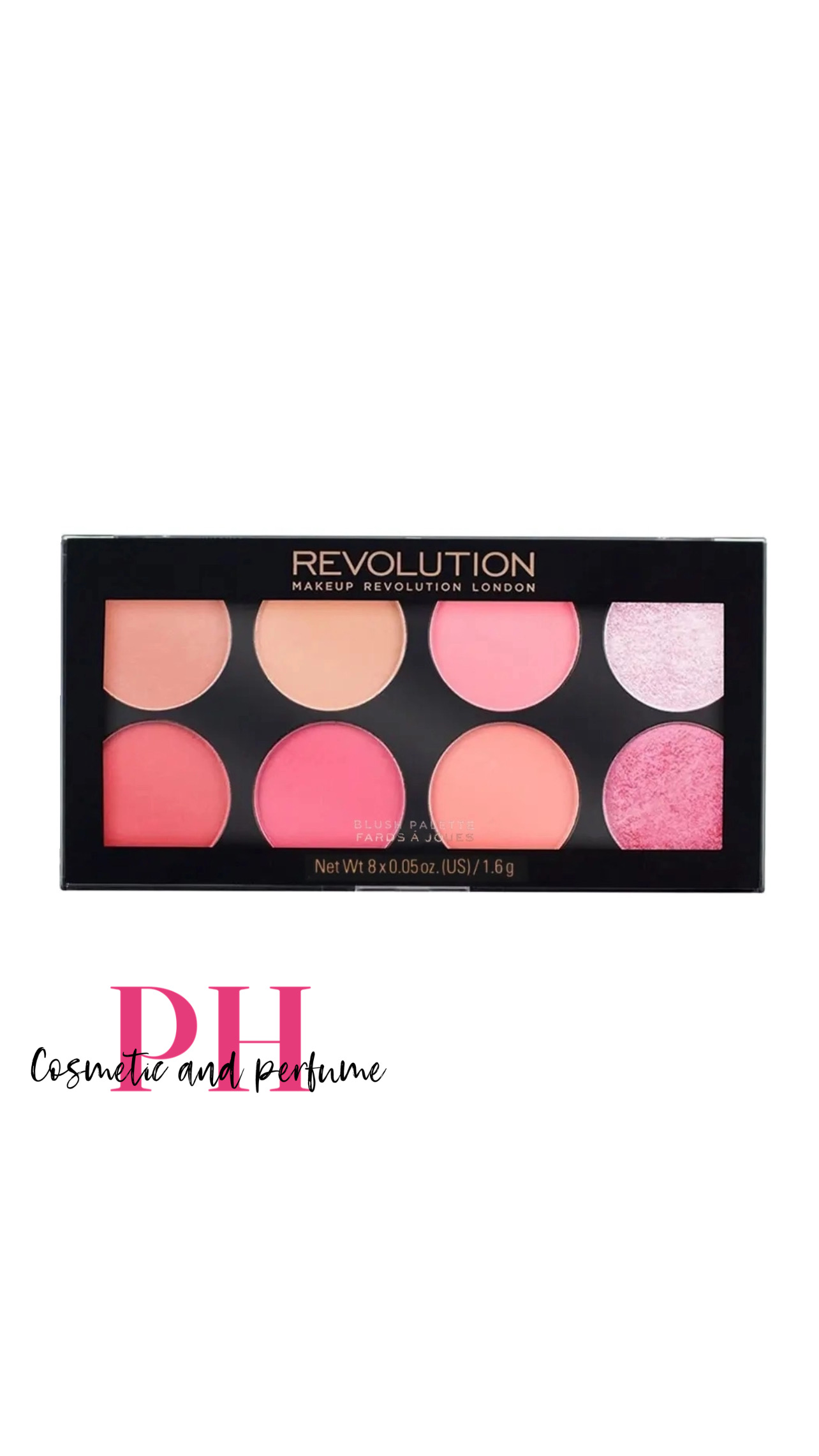 پالت رژگونه رولوشن شوگر اند اسپایس Revolution Ultra Blush Palette – Sugar & Spice