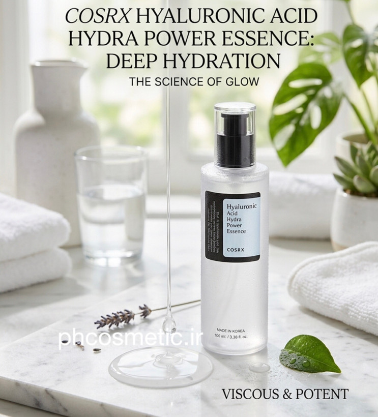 اسنس آبرسان هیالورونیک خالص کوزارکس COSRX Hyaluronic Acid Hydra Power Essence
