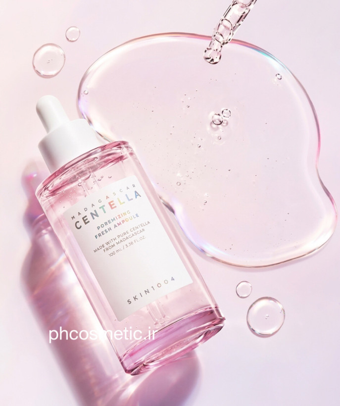 آمپول منافذ پرمایزینگ ماداگاسکار سنتلا اسکین ۱۰۰۴ SKIN1004 Madagascar Centella Poremizing Fresh Ampoule