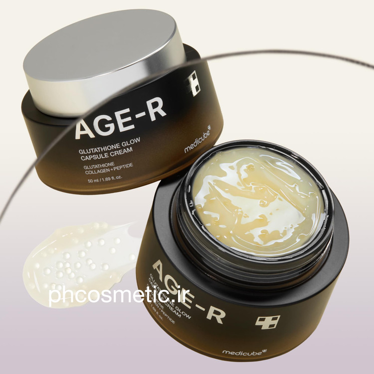 کرم کپسولی گلوتاتیون مدیکیوب Medicube AGE-R Glutathione Glow Capsule Cream